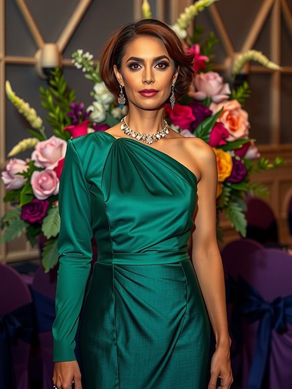 jewel tones elevate wedding guest looks