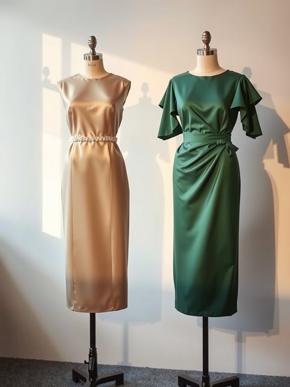 knee length midi cocktail balance