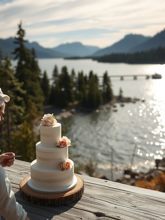 3 Locations Where "Two Chefs and a Wedding Cake" Was Filmed 2 okanagan lake wedding week backdrop