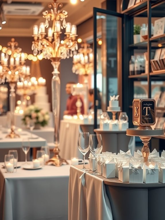 quick ship personalized wedding decor options