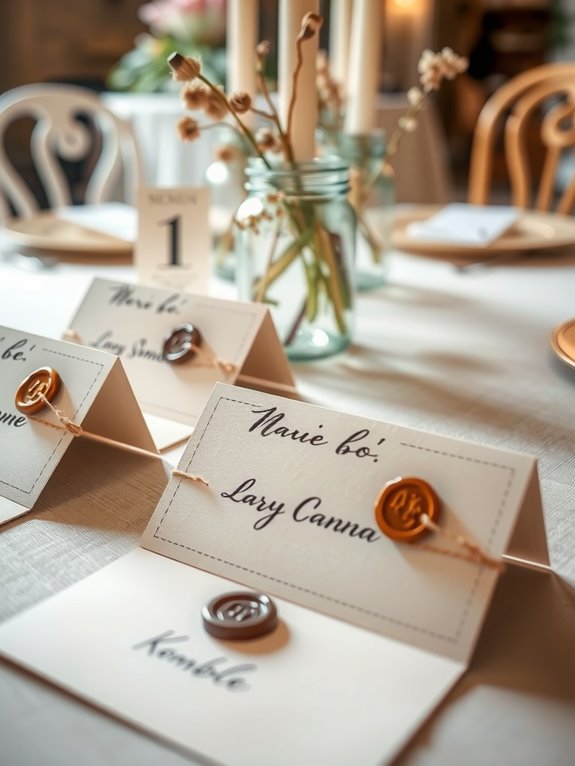 seeded personalized storytelling place cards