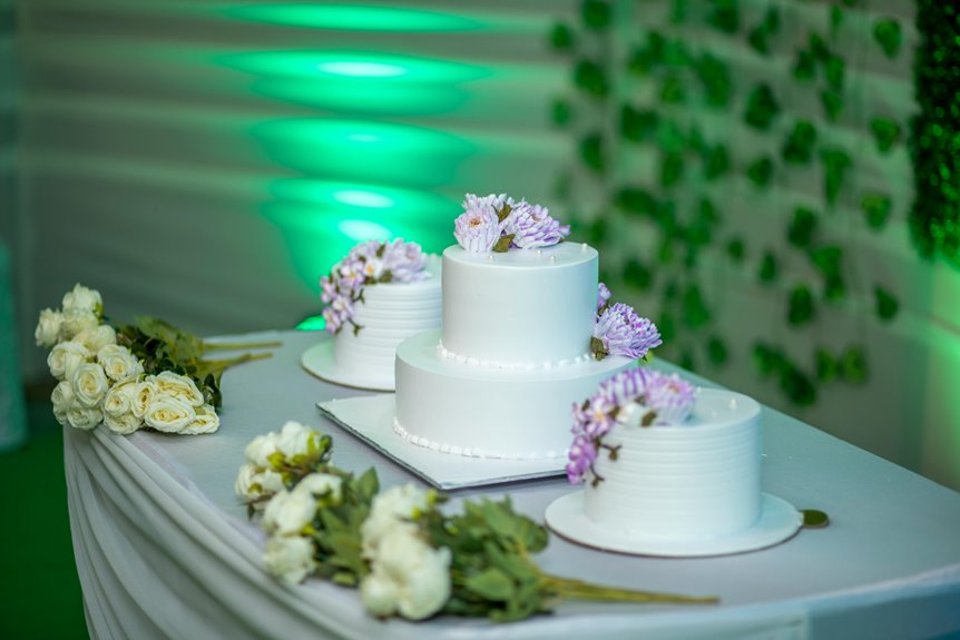three locations filmed for wedding cake