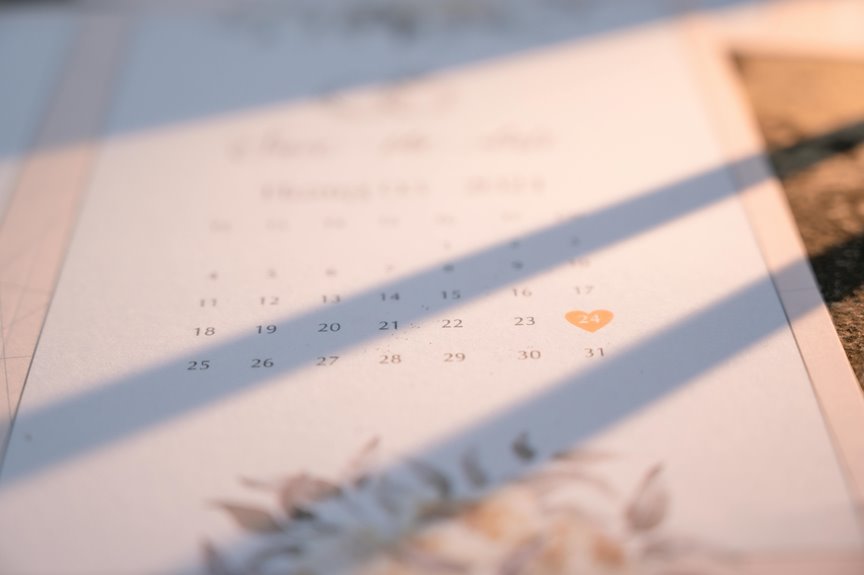 timing matters for wedding invites