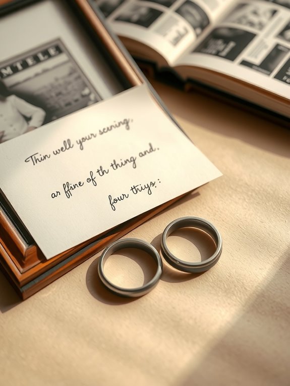 tin and aluminum keepsake love story