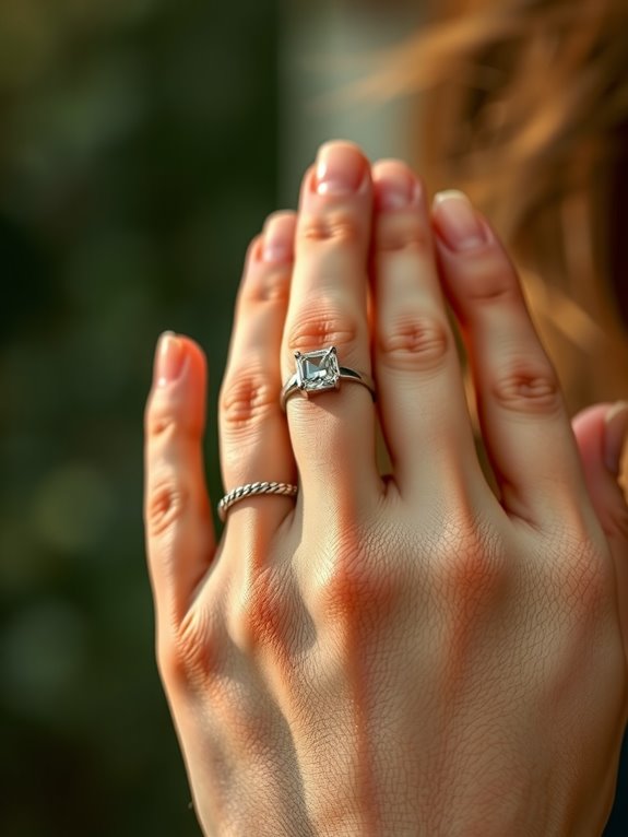 wear rings separately for comfort