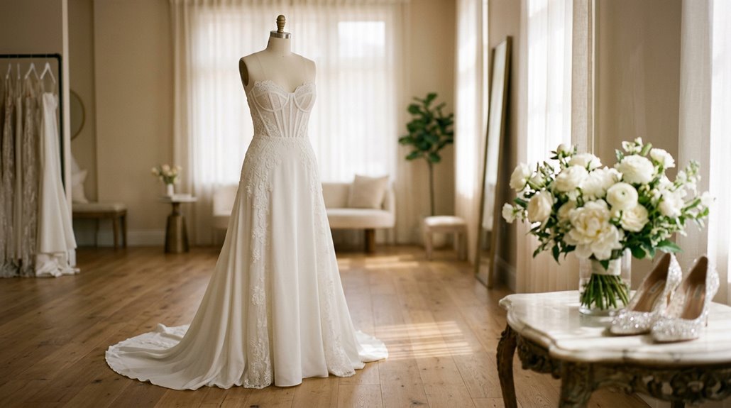 wedding dresses for large busts 2026